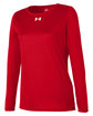 Under Armour Ladies' Team Tech Long-Sleeve T-Shirt RED/ WHITE _600 OFQrt