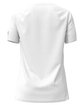 Under Armour Ladies' Athletics T-Shirt WHITE/ STEEL_100 ModelBack