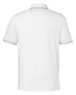 Under Armour Men's Tipped Teams Performance Polo WHT/ MD GRY _100 OFBack