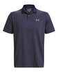 Under Armour Men's 3.0 Striped Perf Polo MID NVY/ WHT_410 OFFront