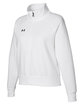 Under Armour Ladies' Rival Fleece Quarter-Zip WHITE/ BLACK_100 OFQrt