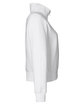 Under Armour Ladies' Rival Fleece Quarter-Zip WHITE/ BLACK_100 OFSide