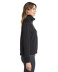 Under Armour Ladies' Rival Fleece Quarter-Zip BLACK/ WHITE_001 ModelSide