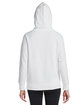 Under Armour Ladies' Rival Fleece Hooded Sweatshirt WHITE/ BLACK_100 ModelBack