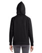 Under Armour Ladies' Rival Fleece Hooded Sweatshirt BLACK/ WHITE_001 ModelBack