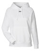 Under Armour Ladies' Rival Fleece Hooded Sweatshirt WHITE/ BLACK_100 OFFront