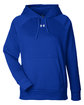 Under Armour Ladies' Rival Fleece Hooded Sweatshirt ROYAL/ WHITE_400 OFFront