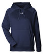 Under Armour Ladies' Rival Fleece Hooded Sweatshirt MID NVY/ WHT_410 OFFront