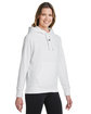 Under Armour Ladies' Rival Fleece Hooded Sweatshirt WHITE/ BLACK_100 ModelQrt