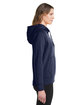 Under Armour Ladies' Rival Fleece Hooded Sweatshirt MID NVY/ WHT_410 ModelSide