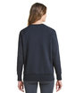 Under Armour Ladies' Rival Fleece Sweatshirt BLACK/ WHITE_001 ModelBack