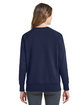 Under Armour Ladies' Rival Fleece Sweatshirt MID NVY/ WHT_410 ModelBack