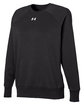 Under Armour Ladies' Rival Fleece Sweatshirt BLACK/ WHITE_001 OFQrt