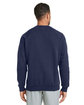 Under Armour Men's Rival Fleece Sweatshirt MID NVY/ WHT_410 ModelBack