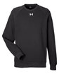 Under Armour Men's Rival Fleece Sweatshirt BLACK/ WHITE_001 OFFront