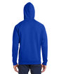 Under Armour Men's Rival Fleece Hooded Sweatshirt ROYAL/ WHITE_400 ModelBack