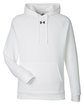 Under Armour Men's Rival Fleece Hooded Sweatshirt WHITE/ BLACK_100 OFFront