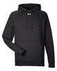 Under Armour Men's Rival Fleece Hooded Sweatshirt BLACK/ WHITE_001 OFFront