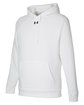 Under Armour Men's Rival Fleece Hooded Sweatshirt WHITE/ BLACK_100 OFQrt