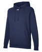 Under Armour Men's Rival Fleece Hooded Sweatshirt MID NVY/ WHT_410 OFQrt