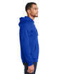 Under Armour Men's Rival Fleece Hooded Sweatshirt ROYAL/ WHITE_400 ModelSide