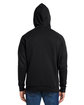 Under Armour Men's Rival Fleece Full-Zip BLACK/ WHITE_001 ModelBack