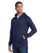 Under Armour Men's Rival Fleece Full-Zip MID NVY/ WHT_410 ModelQrt