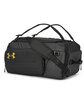 Under Armour Contain Medium Convertible Duffel Backpack BLK/ MT GLD_001 ModelQrt