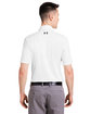 Under Armour Men's Recycled Polo WHT/ PT GRY_100 ModelBack