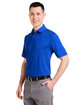 Under Armour Men's Recycled Polo ROYAL/ BLK _400 ModelQrt