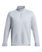 Under Armour LIMITED EDITION Men's Storm Sweater Fleece Quarter-Zip STEEL/ WHITE_035 OFFront