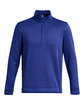 Under Armour LIMITED EDITION Men's Storm Sweater Fleece Quarter-Zip ROYAL/ WHITE_400 OFFront