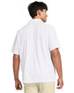 Under Armour Men's Title Polo 2.0 WHT/ MD GRY_100 ModelBack