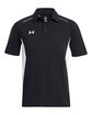 Under Armour Men's Title Polo 2.0 BLACK/ WHITE_001 OFFront