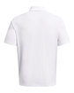 Under Armour Men's Title Polo 2.0 WHT/ MD GRY_100 OFBack