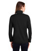 Under Armour Ladies' Command Quarter-Zip 2.0 BLACK/ WHITE_001 ModelBack