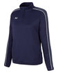 Under Armour Ladies' Command Quarter-Zip 2.0 MID NVY/ WHT_410 OFQrt