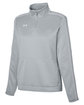 Under Armour Ladies' Command Quarter-Zip 2.0 MOD GRY/ WH_011 OFQrt