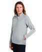 Under Armour Ladies' Command Quarter-Zip 2.0 MOD GRY/ WH_011 ModelQrt