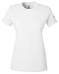 Under Armour Ladies' Athletic 2.0 T-Shirt WHITE/ BLACK_100 OFFront