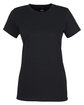 Under Armour Ladies' Athletic 2.0 T-Shirt BLACK/ WHITE_001 OFFront