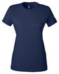 Under Armour Ladies' Athletic 2.0 T-Shirt MID NVY/ WHT_410 OFFront