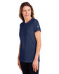 Under Armour Ladies' Athletic 2.0 T-Shirt MID NVY/ WHT_410 ModelQrt