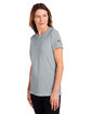 Under Armour Ladies' Athletic 2.0 T-Shirt MD GR MH/ BL_011 ModelQrt