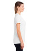 Under Armour Ladies' Athletic 2.0 T-Shirt WHITE/ BLACK_100 ModelSide