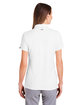 Under Armour Ladies' Recycled Polo WHITE/ BLK_100 ModelBack