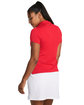 Under Armour Ladies' Recycled Polo RED/ WHITE _600 ModelBack