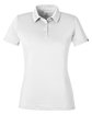 Under Armour Ladies' Recycled Polo WHITE/ BLK_100 OFFront