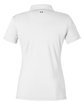 Under Armour Ladies' Recycled Polo WHITE/ BLK_100 OFBack