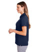 Under Armour Ladies' Recycled Polo MD NAVY/ BLK_410 ModelSide